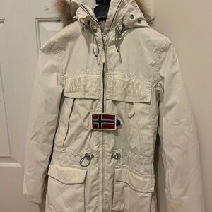 Napapijri Women's Off-White Ski Jacket